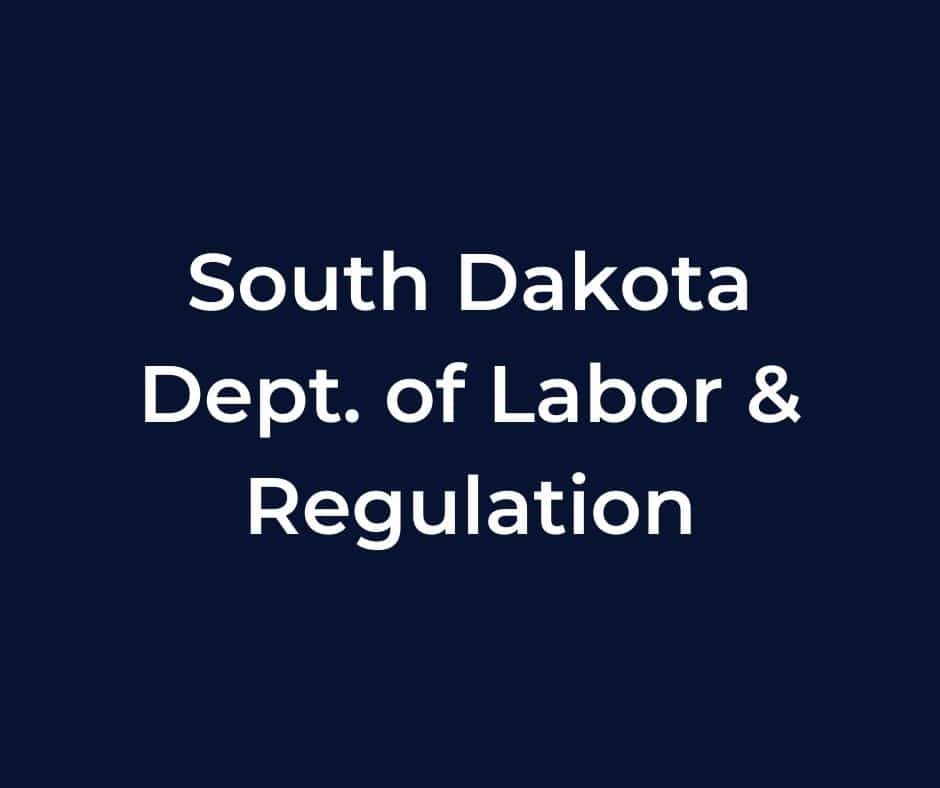 South Dakota Department of Labor and Regulation
